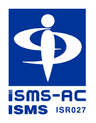 ISMS-AC認定シンボル（ISR027）